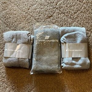 3 Vintage pair of socks from United Airlines
